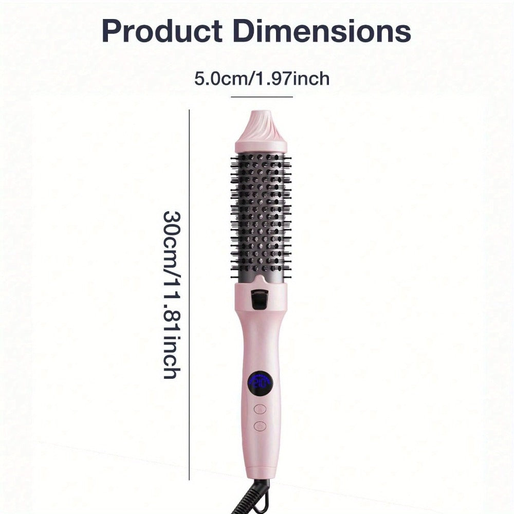 2-in-1 Hot Air Brush Straightener & Curler with Negative Ion Technology – Frizz-Free Blowout Brush with Adjustable Temp Control, Lightweight Travel Hair Styling Tool for All Hair T - product image 13