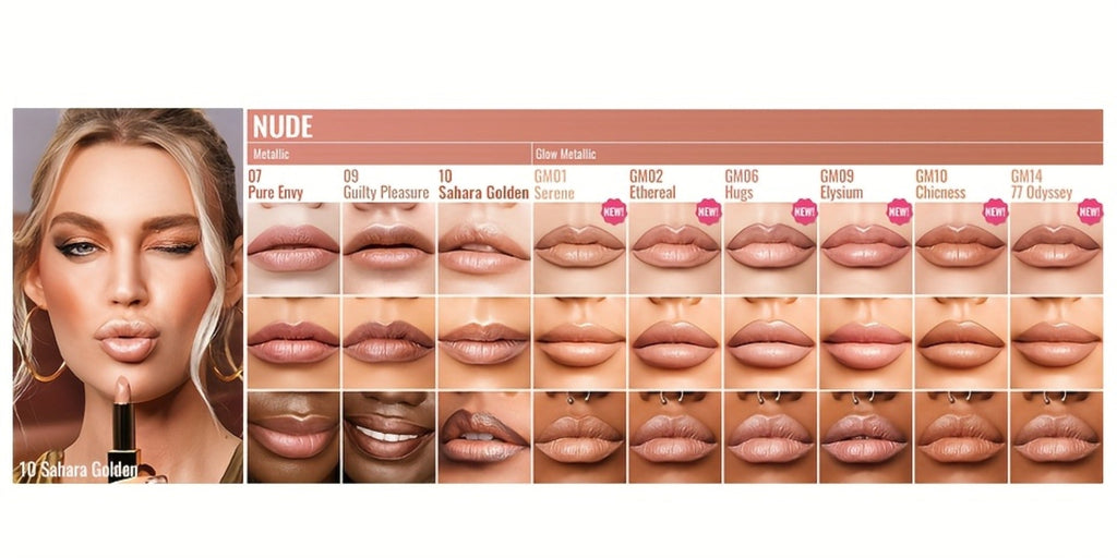 Metallic Lipstick Set 3 Pcs 24-Hour Smudge-Proof Transfer-Resistant Glossy Finish Full Coverage Long Lasting Lip Color Makeup Gift Set for Women 12.9G Each - product image 15