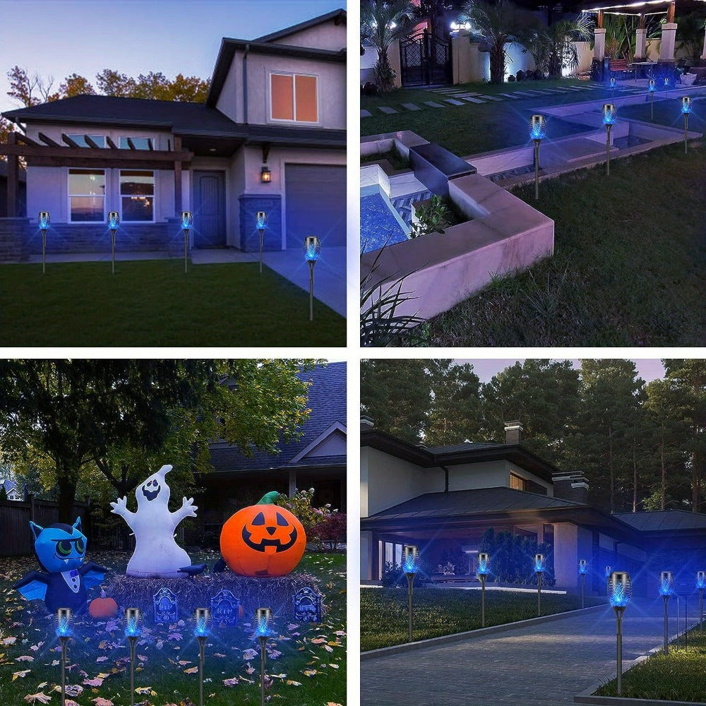 Solar Torch Lights Flickering Flame Outdoor – Auto On/Off Dancing Flame Solar Garden Lights IP54 Waterproof | Landscape Pathway Torch for Garden, Yard, Patio & Christmas Decoration - product image 13