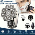 9D Electric Head Shaver for Bald Men – 5-in-1 Cordless Rechargeable Bald Head Razor & Grooming Kit for Home and Travel - product image 18