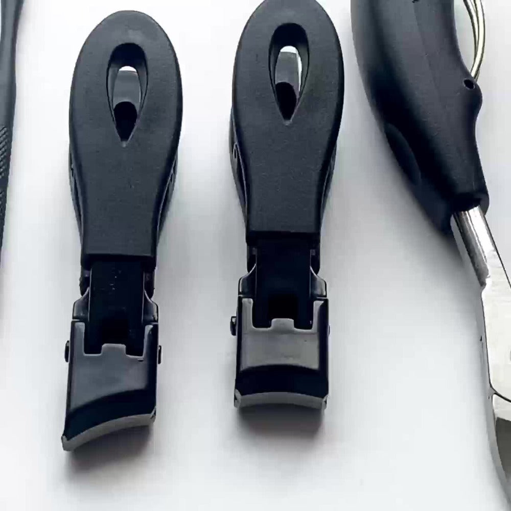 Concave Blade Wide Jaw Nail Clippers for Thick Toenails 5pcs Set Heavy Duty Stainless Steel Ingrown Toenail Trimmer Professional Pedicure Tool for Seniors Men Elderly - product image 10