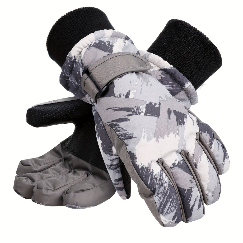 Windproof Waterproof Thermal Gloves for Men & Women, Non-Slip Grip, Touchscreen Compatible, Cold Weather Outdoor Sports Gloves – Winter Ski Gloves for Skiing - product image 3