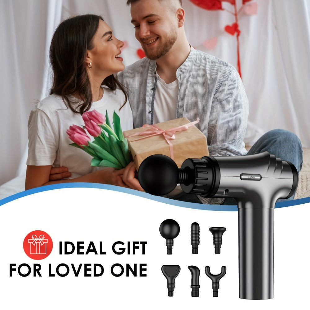 Massage Gun Deep Tissue - GVBER 6-Head Handheld Muscle Massager for Body Pain Relief, Relaxation & Recovery - Gift for Women Men - product image 9