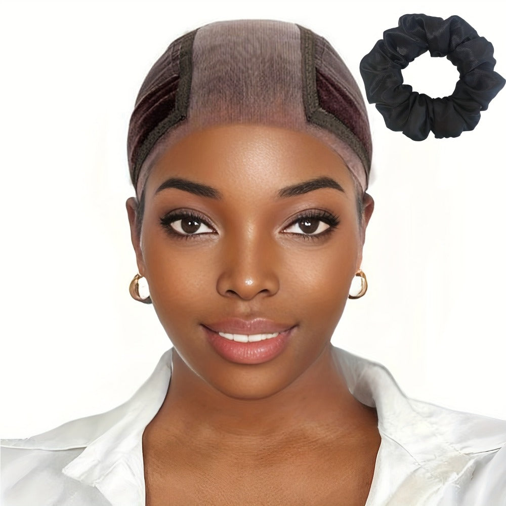 Transparent Lace Wig Cap 4x5 with Ear Cutouts Adjustable Non-Slip Soft Breathable for Women | 6 Colors Brown Blonde Black 613 | Daily Wear Secure Fit Wig Base - product image 6