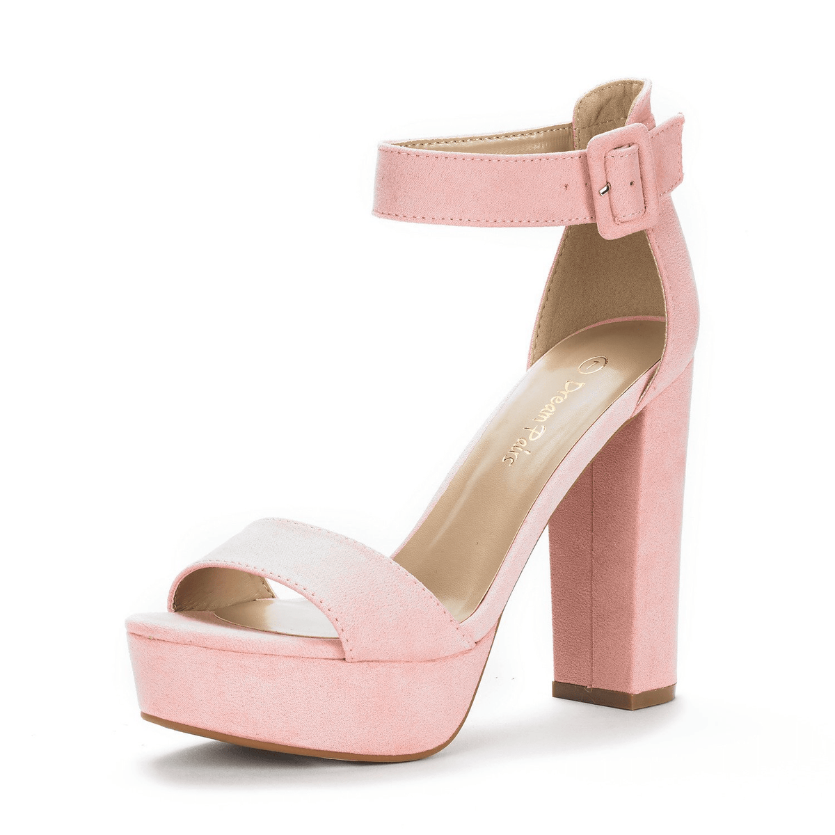 Women Heeled Sandals Pumps for Party for Wedding Womens High Heel Platform Pump Sandal with Ankle Strap Brand Shoes for Ladies Fashion Classic, Women Shoes
