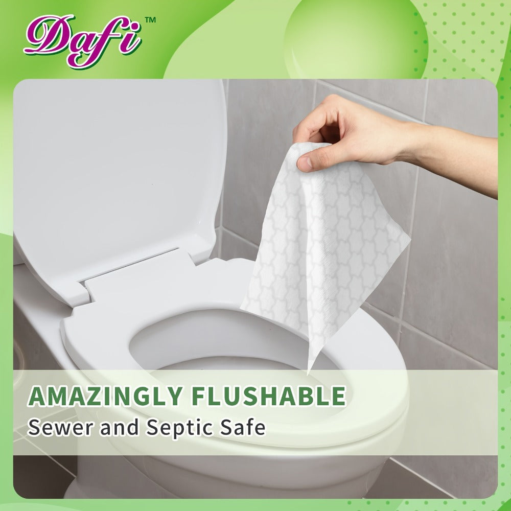 Flushable Wipes for Adults 1200 Count 15 Packs Unscented Toilet Wipes No Alcohol 100% Plant Based Fibers Septic Safe Sewer Safe Wet Wipes Bulk Value Pack for Sensitive Skin Persona - product image 6