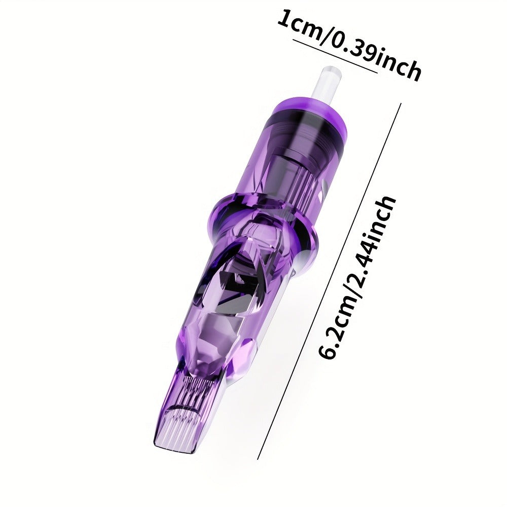 GOLDPLUME Round Liner Tattoo Cartridge Needles 50pcs 01RL 03RL 05RL 07RL 09RL Mixed Sizes Individually Sealed Disposable Universal Fit for Fine Line Outline Bold Work Artists & Beg - product image 4