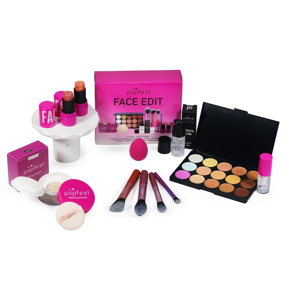 Makeup Gift Set Box for Women Teens – Eyeshadow Palette Blush & Foundation Waterproof Long-Lasting Complete Beauty Cosmetic Kit All Skin Tones Everyday Outdoor Wear - product image 5
