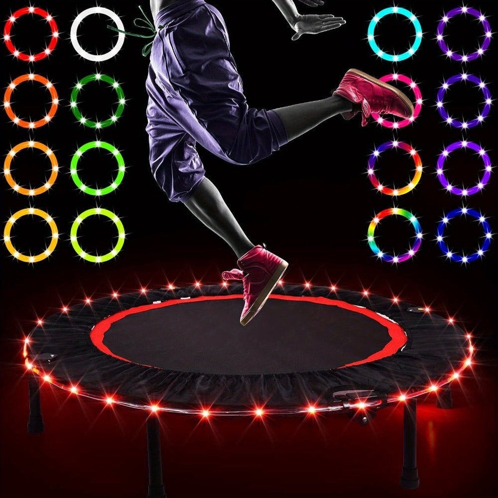 Solar LED Trampoline Lights 50 100 LEDs Colorful Rope Lights 8 Modes IP65 Waterproof Fits 8-16 Ft Trampolines Outdoor Safety Glow Night Light Kids Adults - product image 4