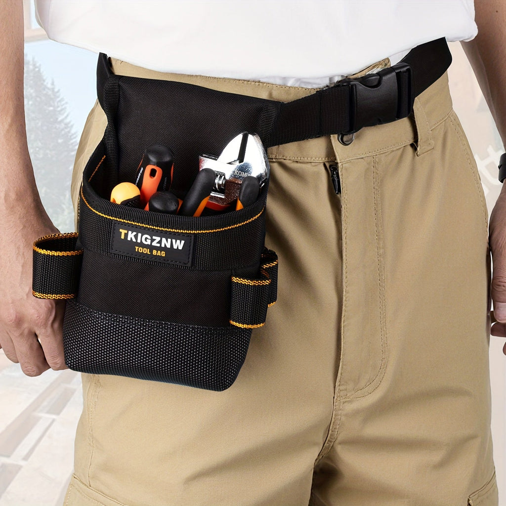Tool Belt Pouch Heavy Duty Electrician | Adjustable Strap Multi-Compartment Organizer with Zipper | Professional Tool Bag for Plumbers Mechanics Electricians Equipment Storage - product image 12