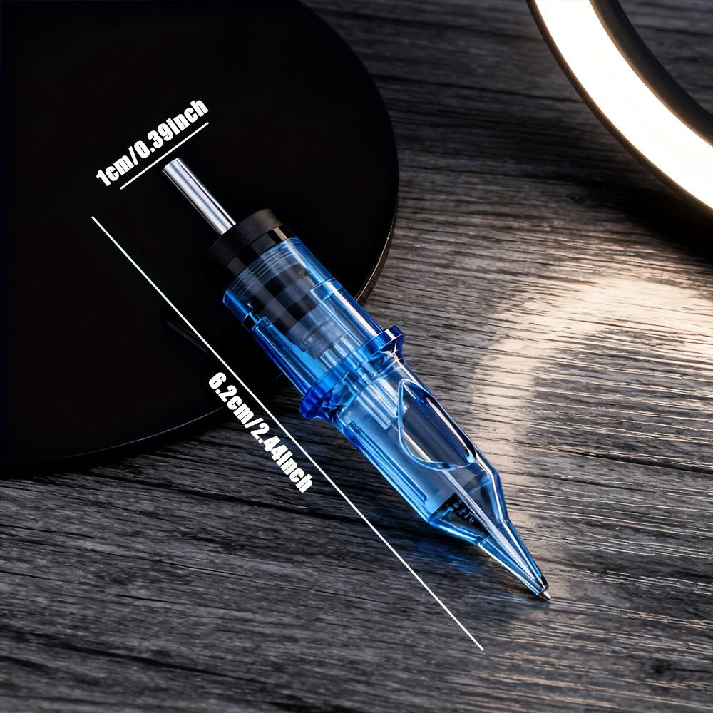 Round Liner Tattoo Cartridge Needles 50Pcs Blue Whale RL Mixed Size Disposable Standard Cartridge Needle Set for Outlining Fine Line & Detail Work Tattoo Artists & Beginners - product image 4