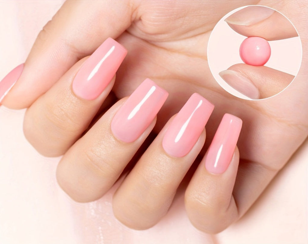 Builder Gel Nail Extension Starter Kit 5pcs Clear Nude Solid — Hard Gel Sculpting Set with Flower Molds & Sculpting Brush for 3D Floral Nail Art, Rhinestone Acrylic Extensions for  - product image 15