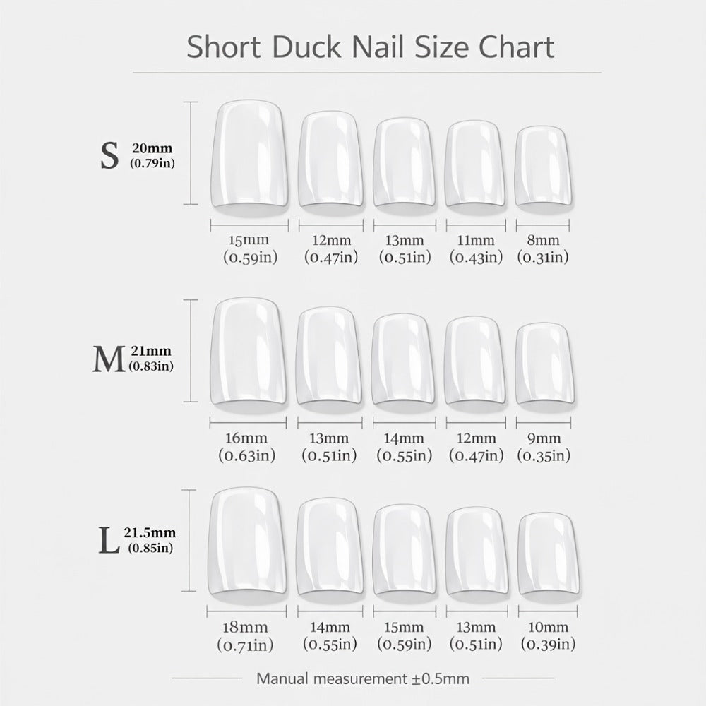 Short Duckbill Press On Nails 3D Red Lips Skull Cherry Bow Rhinestone – Zebra Stripe Polka Dot Sweet Cool Acrylic Nail Art Set for Party, Date Night & Daily Wear, 10pcs S/M/L with  - product image 5