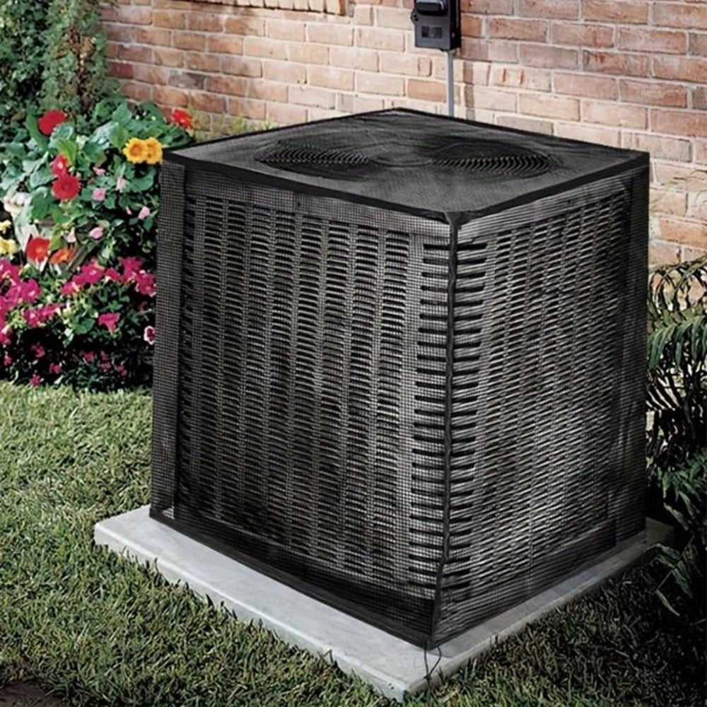 Outdoor AC Unit Cover Heavy Duty Waterproof Central Air Conditioner Cover with Mesh Vent Adjustable Straps UV Rain Snow Debris Bug Leaf Protection XS M L - product image