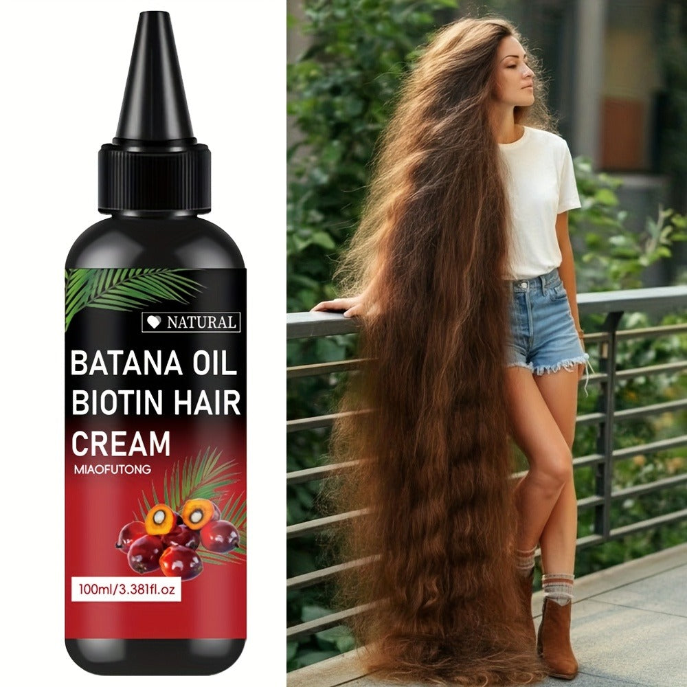 Batana Oil for Hair Growth with Rosemary & Biotin 100ml | Strengthening Scalp Treatment Oil | Prevents Breakage & Split Ends | For All Hair Types Women & Men 3.38oz - product image 7