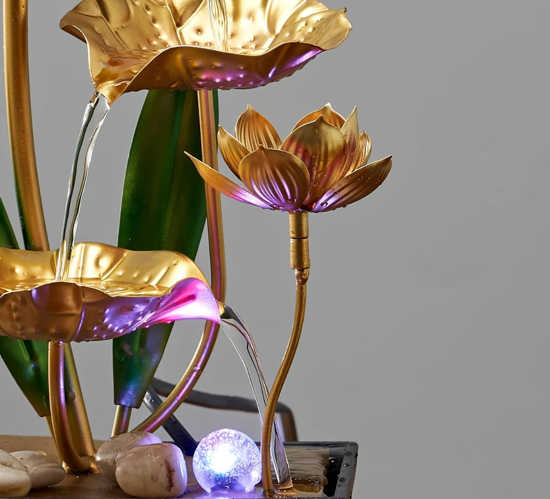 Indoor Tabletop Fountain Desktop Water Feature, Small Relaxing Flowing Water Fountain for Living Room, Bedroom, Office & Spa, Calming Zen Decor & Unique Housewarming Gift - product image 11