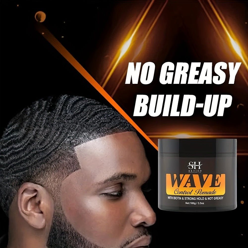Wave Pomade Set for Men Strong Hold 360 Waves — Glycerin Formula Silky Shine, 4-Piece or 5-Piece Bundle with Silky Durag & Wave Brush, Deep Wave Pattern Hair Styling Kit, 100g - product image 16