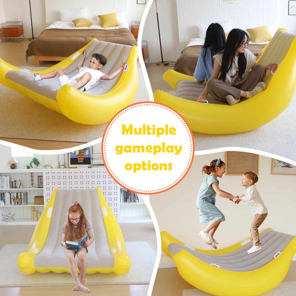 Portable Inflatable Sofa with Pump No Assembly Required Indoor Outdoor Folding Chair Bed Camping Backyard Patio Lightweight PVC Spot Clean Adults Kids Gift - product image 7