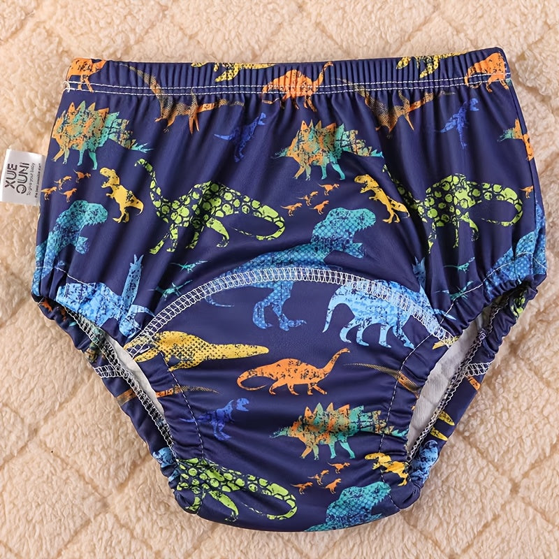 6pcs Training Underwear For Boys- Washable, Breathable Diaper Covers With Dinosaur Design, Absorbent Leak-proof Diapers For Toilet Training, Cute Animal - product image 4