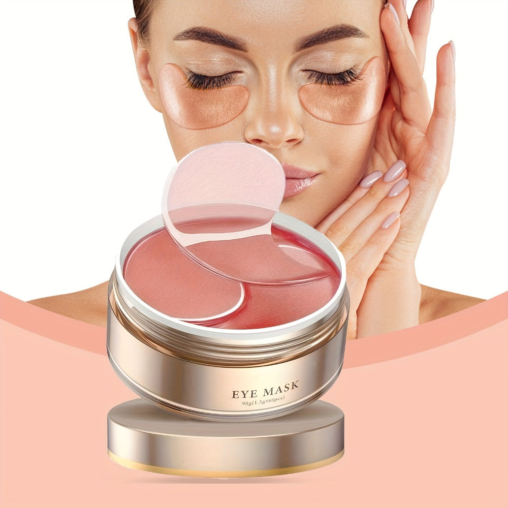 Caffeine Under Eye Patches 60pcs Depuffing Dark Circle Reducer with Hyaluronic Acid Collagen Glycerin Deep Hydrating Moisturizing Eye Mask Hypoallergenic All Skin Types Men Women G - product image 2