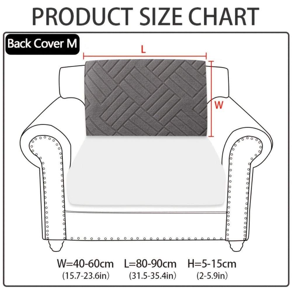 Sofa Cover Stretch Slipcover Universal Fit - Elastic Non-Slip Couch Cover Pet Friendly Machine Washable | Sofa Seat Cover Armrest Back Chaise Protector for Living Room Deep Gray Ho - product image 11