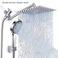 Shower Head, High Pressure Rainfall/Handheld Shower Combo With Extension Arm, 9 Settings, Anti-Leak Shower Head With Holder, Height/Angle Adjustable, Chrome - product image 3