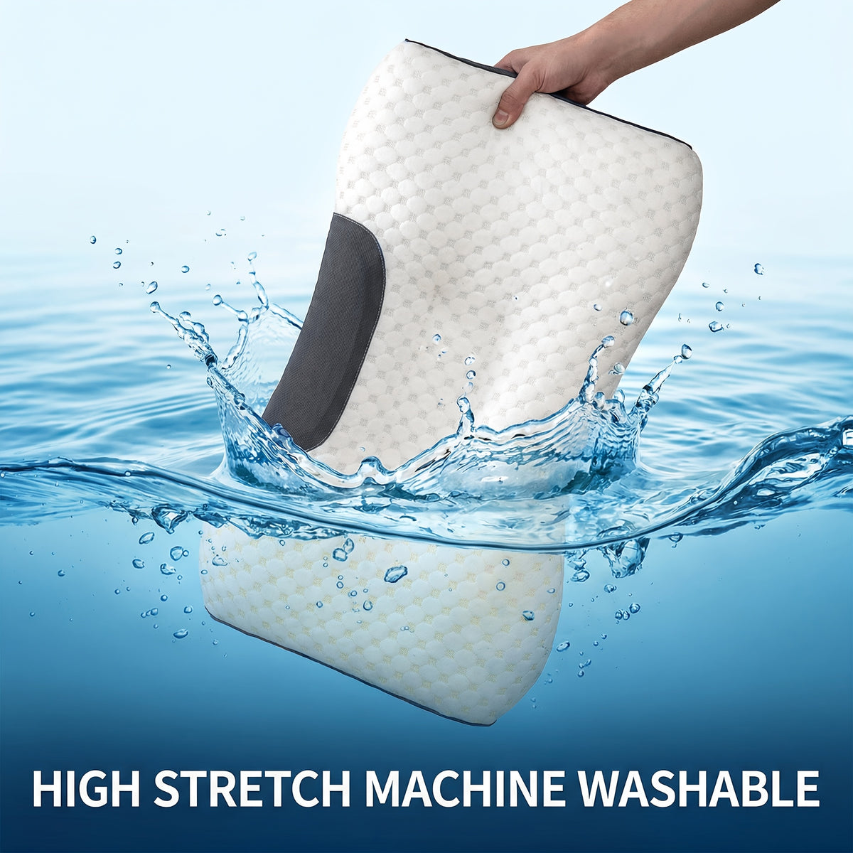 2pcs Neck Pillows, Made of Breathable Fabric That Prevents Sweatiness During Long-term Wear, Features a Removable Zippered Pillowcase - product image 7