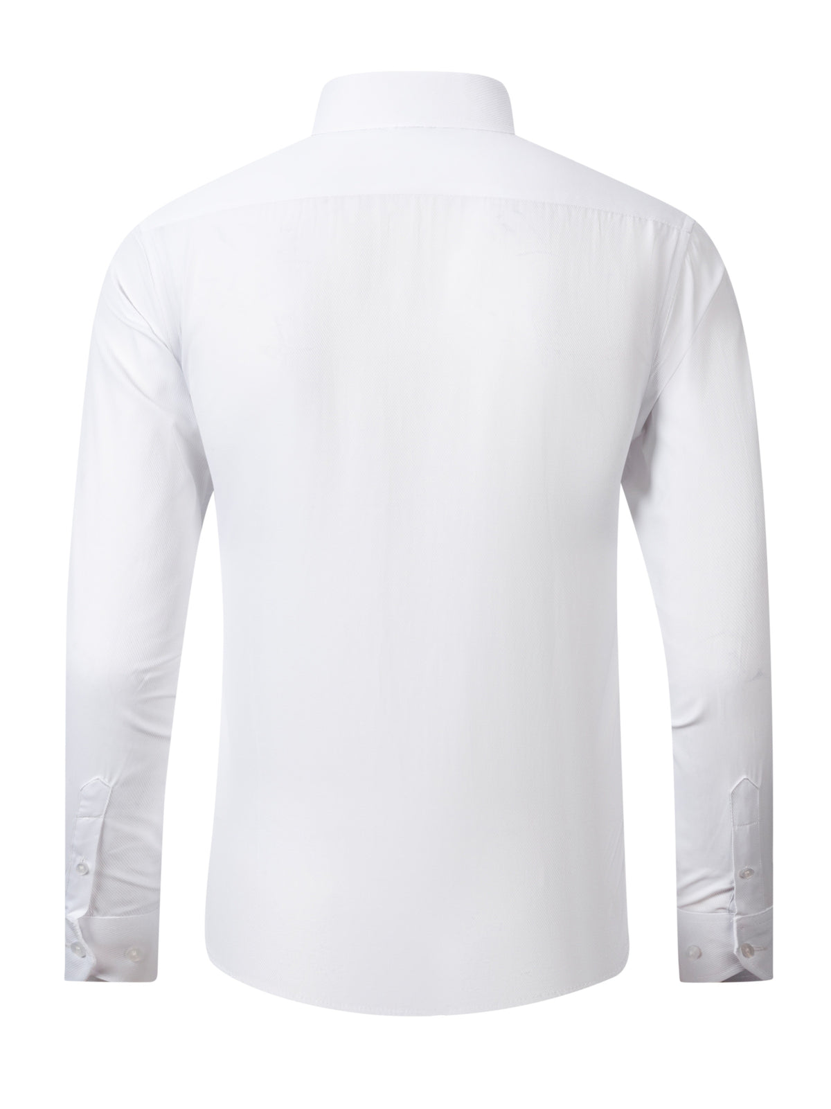 4pcs Men's Stretch Long Sleeve Dress Shirts - Professional Business Casual Blouses with Classic Collar, Solid Color, Comfortable & Stylish for Office - product image 2