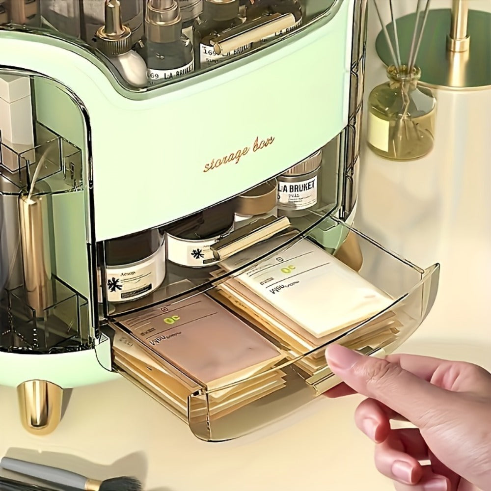 Makeup Organizer Countertop Skincare Organizer Cosmetics Storage Display Case Jewelry Perfume Holder Bathroom Vanity - product image 2
