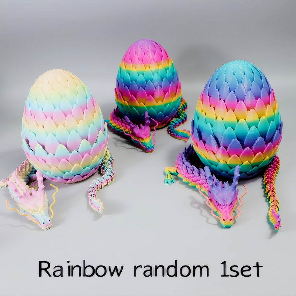 7.09in Scaled Egg + 23.62in Large Dragon Ornament, 10 Colors Rainbow Amethyst Crystal Fantasy Collector Gift for Adults Easter Valentine Birthday – Dragon Egg - product image 26