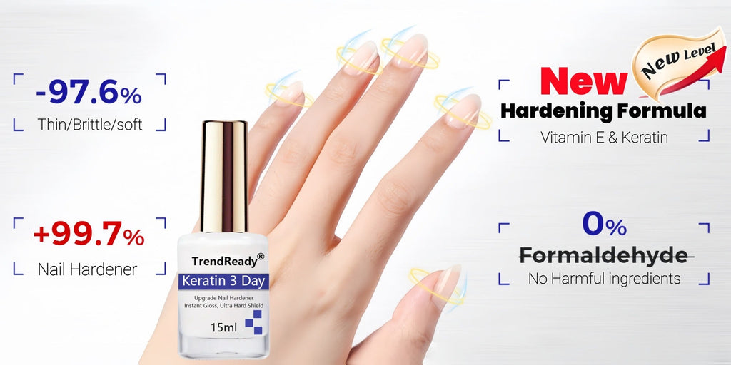 Nail Hardener for Weak Brittle Splitting Nails 2 Pack - Extra Strong Fast Drying Long Lasting White Nail Strengthener with Vitamin E Base Coat Manicure Treatment for Women Nail Car - product image 16