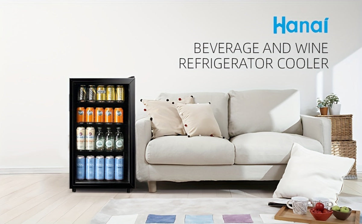 Beverage Refrigerator with Glass Door – Mini Fridge 2.0/3.5/4.0 Cu Ft, LED Lights, Adjustable Shelves, R600a Cooling for Beer, Wine & Drinks, Home, Office & Bar - product image 12