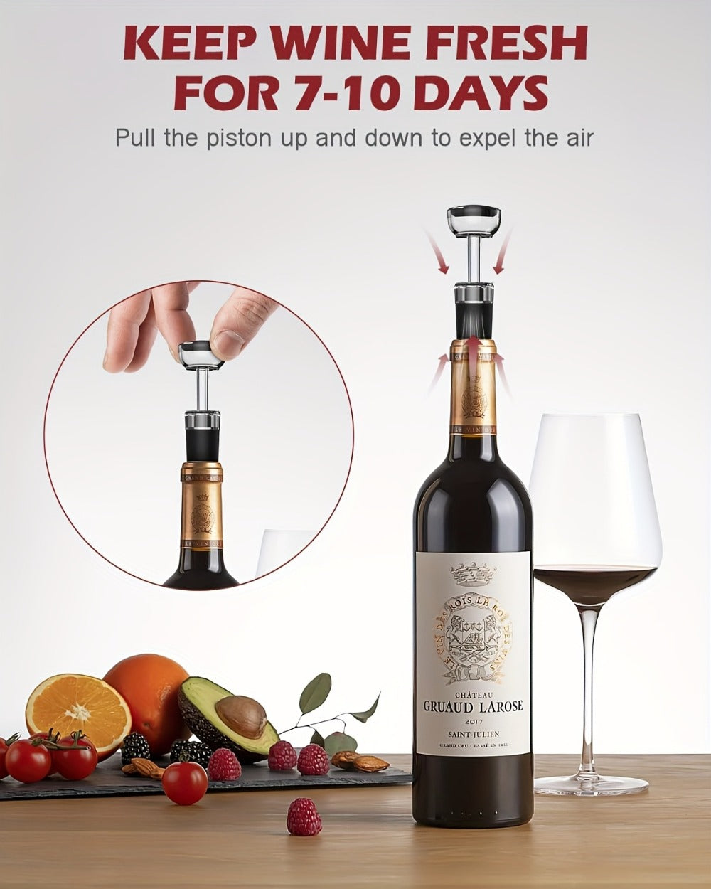 Electric Wine Opener Set – Rechargeable Automatic Corkscrew with Wine Aerator Dispenser, Vacuum Stopper & Foil Cutter for Any Occasion Gift - product image 11