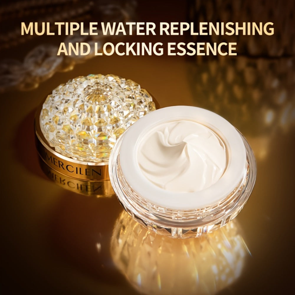 Cordyceps Niacinamide Face Cream Alcohol-Free Moisturizing & Firming — Brightens Skin Tone, Minimizes Pores, Daily Cream for Dry & Sensitive Skin, Luxury Golden Jar, All Skin Types - product image 6