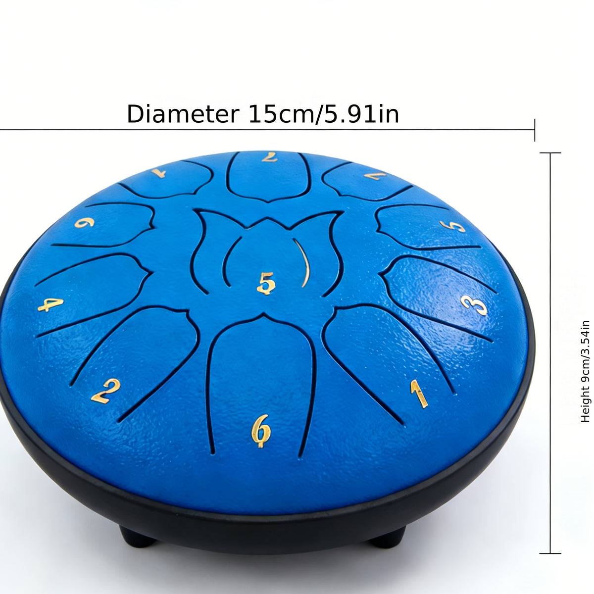 Garden Rain Drum, 6-Inch 8-Tone Ethereal Drum, Comes with a Complimentary Gift Storage Bag and Sheet Music, Ideal for Gift-Giving to Garden Decorators and - product image 4