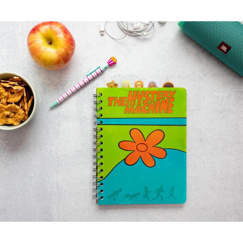 Officially Licensed Scooby-Doo Gift for Boys Girls Fans Ages 5 6 7 8 9 10 | Scooby-Doo Spiral Notebook for Kids Mystery Machine 5-Tab Journal 75 Lined Pages - product image 4