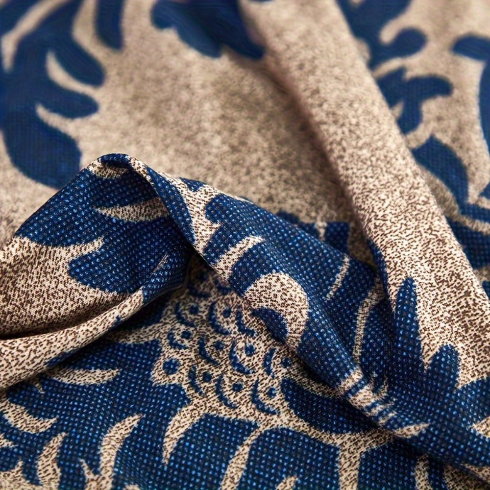 Stretch Sofa Cover Slipcover High-Stretch Fabric Ruffle Skirt Non-Slip Rod All-Season Snug Fit for 1 2 3 4 Seater Couch — Dark Blue with Pillow Cover - product image 14