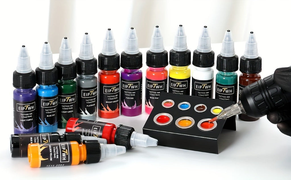 Tattoo Ink Set 14 Colors — EIPTWH 15ml Vivid Pigment Kit, Long-Lasting Skin-Safe Formula, Complete Professional & Beginner Color Palette for Body Art - product image 11
