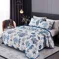 Duvet Cover Set 3 Piece Ocean Style Seahorse Coral Pattern Soft Breathable Microfiber Bedding Set with 2 Pillowcases Machine Washable All Season Comforter Cover for Bedroom Dorm Tw - product image 10