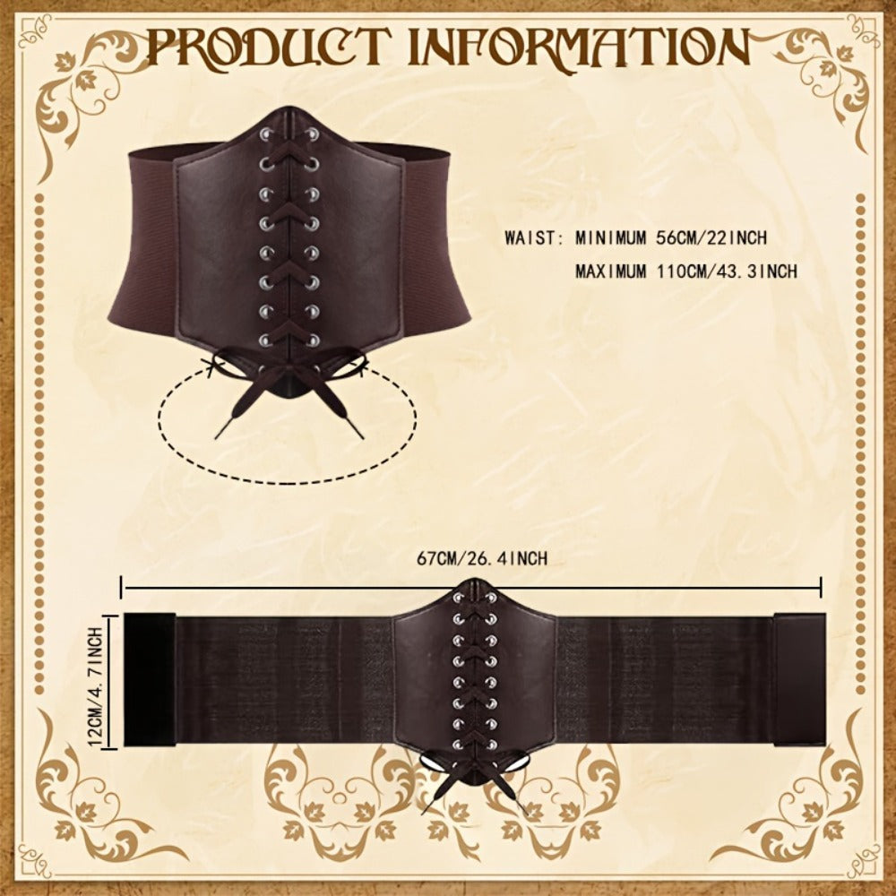 Medieval Belt Pouch Potion Bottle Waist Protector, Women Halloween LARP Cosplay Renaissance Fair Outfit, Stage Prop & Photography Costume Gift – Renaissance - product image 4