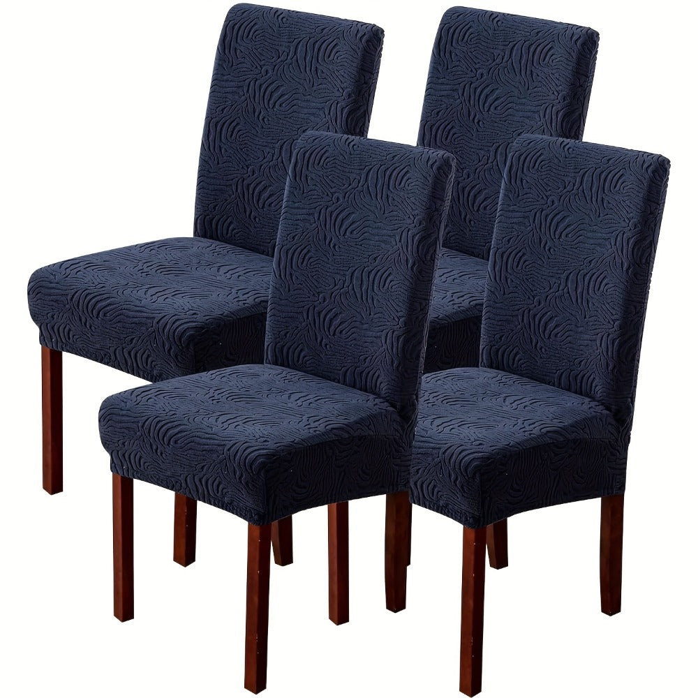 Dining Chair Covers Stretch Jacquard Slipcovers Removable Washable Chair Protector for Kitchen Hotel Restaurant Set of 4 or 6 - product image 19