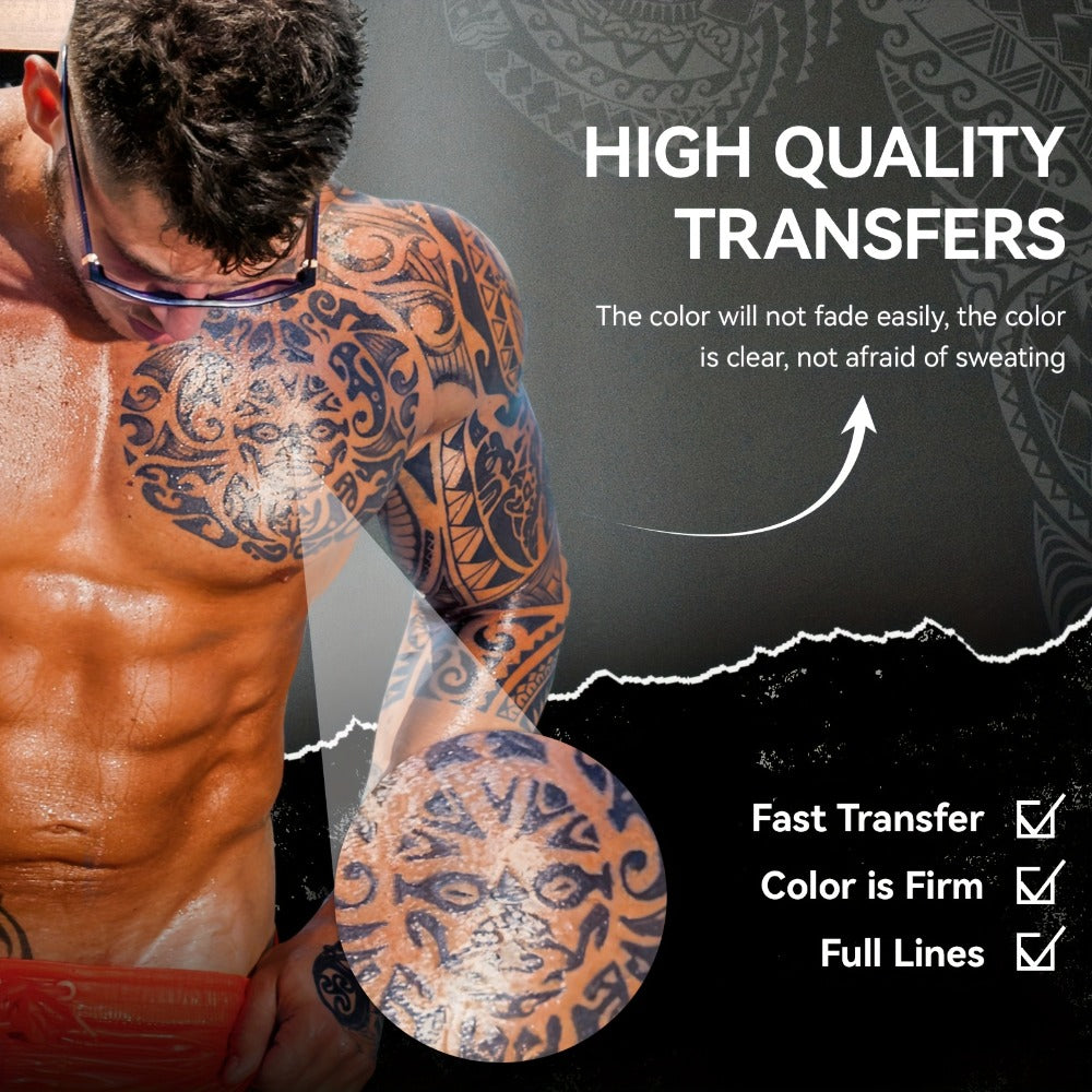 Thermal Tattoo Transfer Paper 40 Sheets Peripage Ink-Free A4 Stencil Paper High Definition Fast Imaging for Tattoo Stencil Printer Compatible with Tattoo Artists & Beginners - product image 7