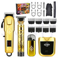 Cordless Hair Clipper Set for Men & Women — Professional Wireless Barber Clippers with T-Blade Trimmer, LED Screen, Adjustable Taper Lever, Rechargeable USB, Steel Blades, Home & T - product image 12