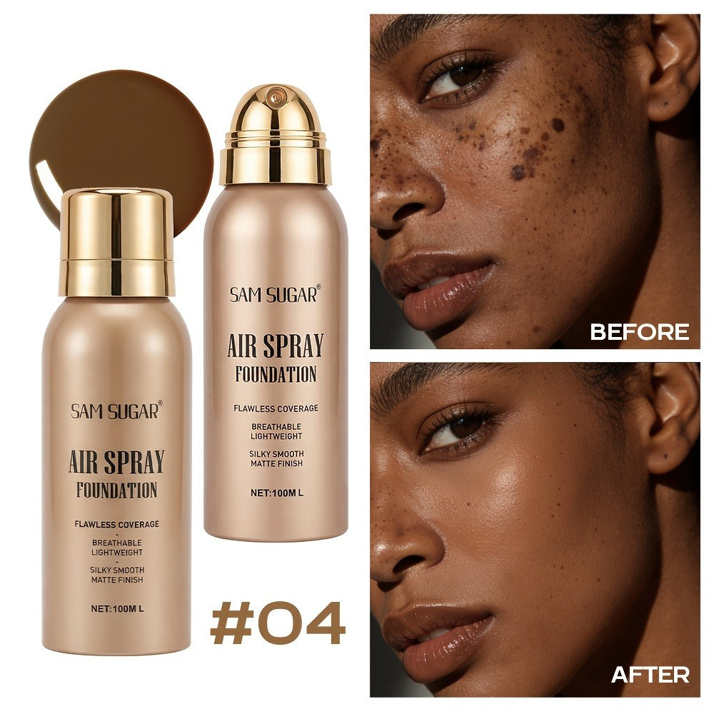Waterproof Matte Foundation Spray — Long-Lasting Full Coverage Liquid Foundation, Sweat-Proof Transfer-Resistant Oil Control, Natural Finish for All Skin Types, 4 Shades for Women - product image 8