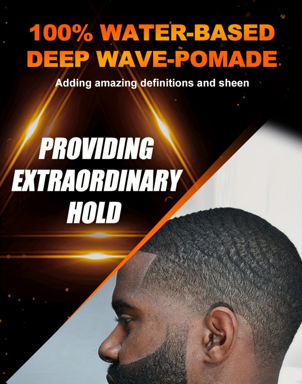 360 Wave Pomade Strong Hold Hair Styling with Jojoba Oil — Frizz Control Moisturizing Formula for Dreads Locks Twists Coily Curly Wavy Hair Men Grooming Daily Hair Care Set - product image 15