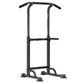 Power Tower Dip Station & Pull-Up Bar | Adjustable Height 65 | 83", 330 LB Capacity, H-Base Steel Frame for Pull-Ups, Chin-Ups, Dips & Knee Raises | Home Gym - product image 3