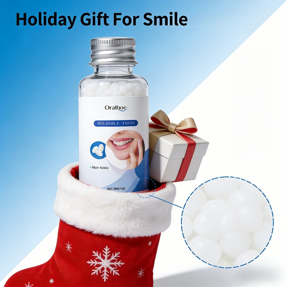 Temporary False Tooth Kit DIY Cosmetic Dental Repair Moldable Thermoplastic Realistic Fit for Missing Broken Chipped Teeth Secure for Eating Daily Wear Men Women Elderly 30g - product image 19