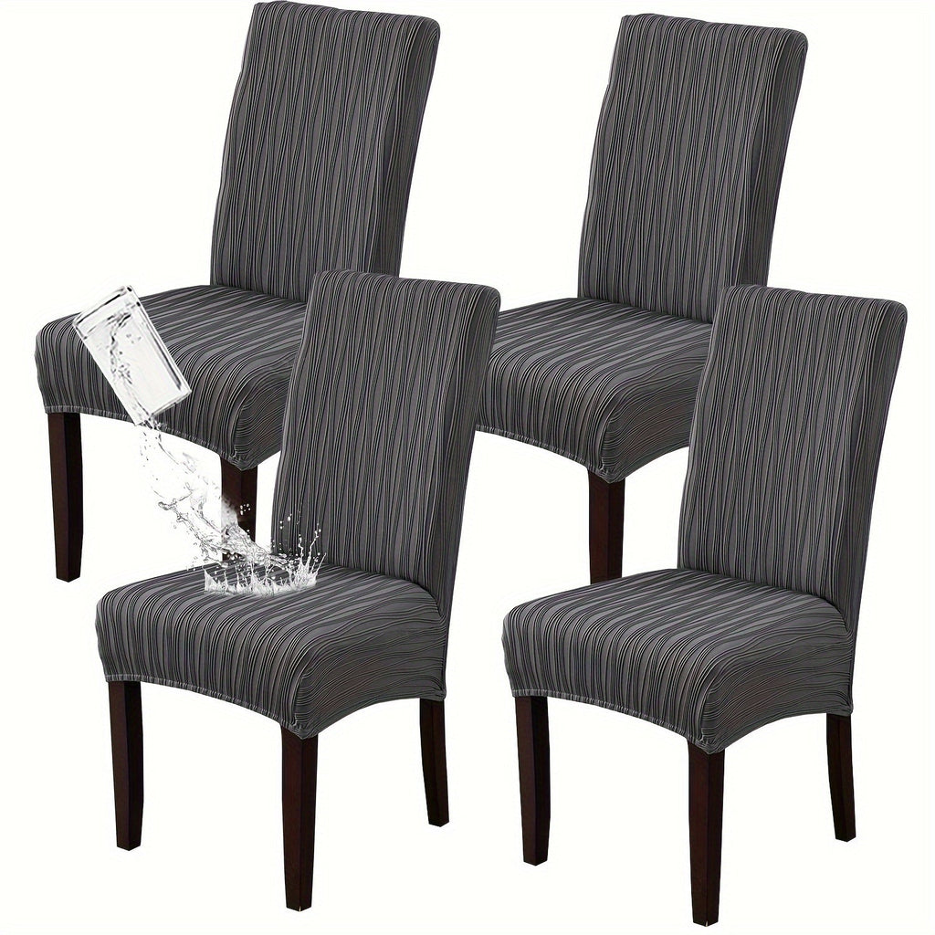 Dining Chair Covers Stretch Slipcovers Set of 4 or 6, Stain Resistant Removable Washable Chair Protector for Home Kitchen Restaurant Wedding, Spandex Jacquard Fabric, 7 Colors Avai - product image 36