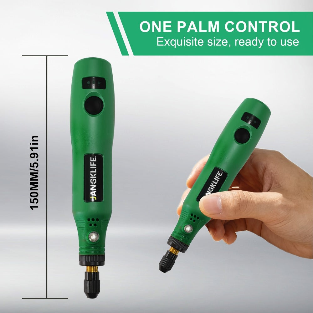 Cordless Rotary Tool Kit 102pcs – Rechargeable Engraving Pen with Adjustable Speed for Wood Carving, Sanding, Polishing & Etching, Portable Mini Electric Grinder - product image 4