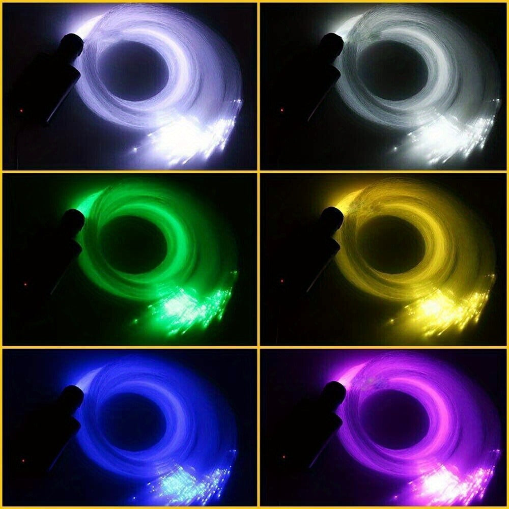 Fiber Optic Star Ceiling Light Kit 1000pcs, 0.5mm x 78.74" RGBW Car Roof Headliner Starlight Kit with App & 24-Key Remote Control, Color Changing Twinkle Lights for Car Interior Ho - product image 13